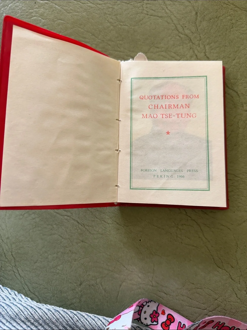 Red Mini Book - Quotations from Chairman Mao Tse-Tung